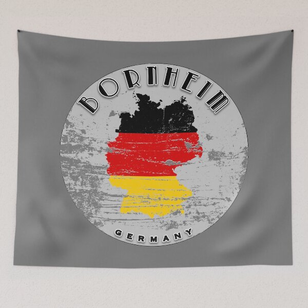 Item preview, Bornheim Germany Flag Worn  designed and sold by World Designs.