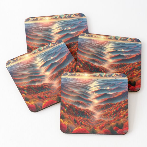Item preview, "Dreamlike Sunset Over the Great Smoky Mountains" designed and sold by Meta2Physical.