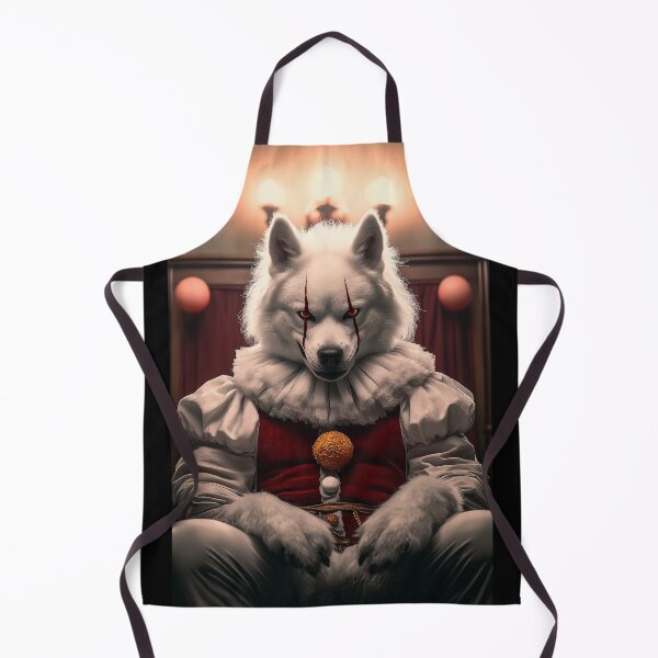 Item preview, Husky in Clown Costume designed and sold by PetsArt.