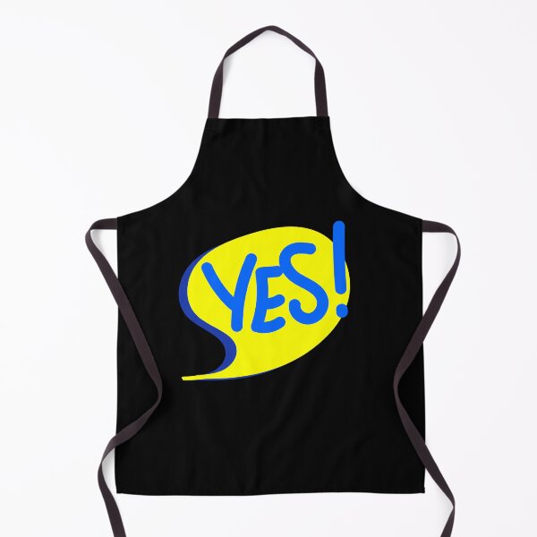 Item preview, Yes Speech Bubble Yellow Blue designed and sold by Jeallan Designs.