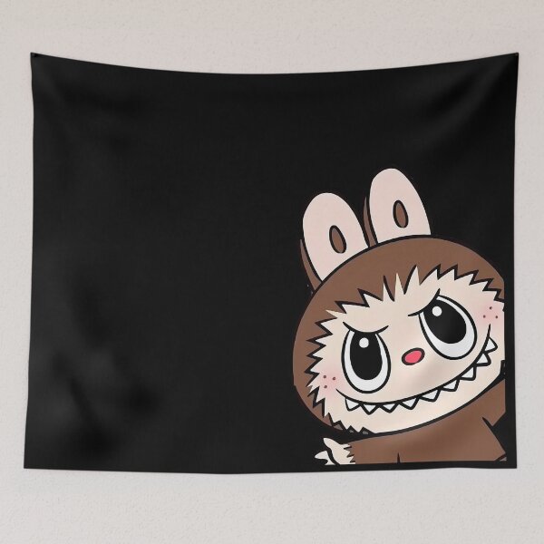 Item preview, Labubu zimomo monster CHESTNUT BROWN designed and sold by retrippy.