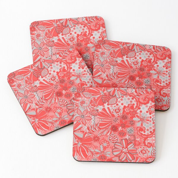Item preview, Red Floral pattern  designed and sold by adlkh.