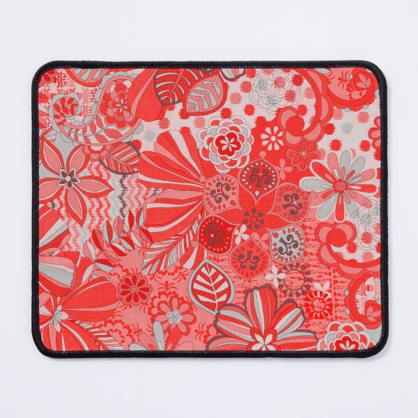 Item preview, Red Floral pattern designed and sold by adlkh.