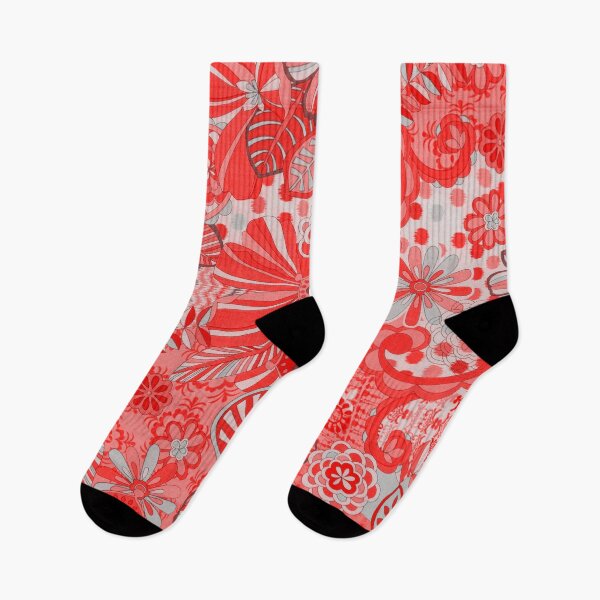 Item preview, Red Floral pattern  designed and sold by adlkh.