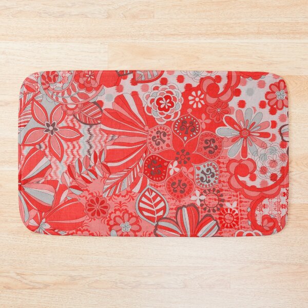 Item preview, Red Floral pattern  designed and sold by adlkh.
