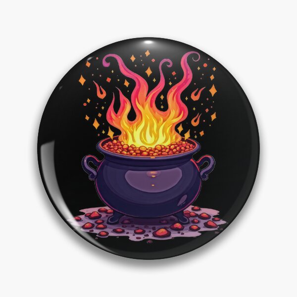 Item preview, Mystical Witch's Bubbling Brew in Cauldron designed and sold by artwaves.