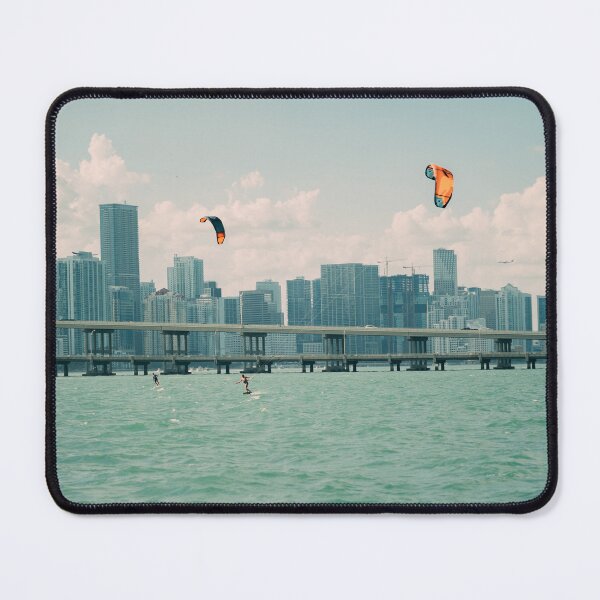 Item preview, Kitesurfing in Miami Bay designed and sold by Optimistoart.