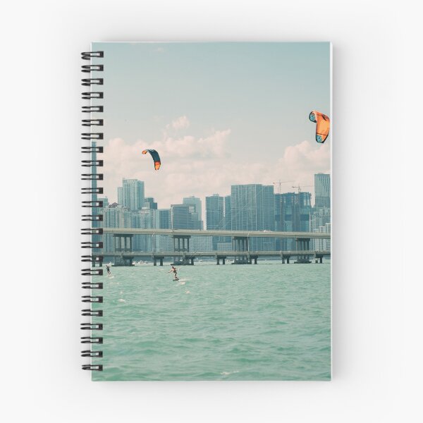 Item preview, Kitesurfing in Miami Bay designed and sold by Optimistoart.