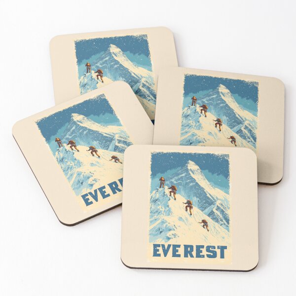 Item preview, A Vintage Travel Illustration of Everest designed and sold by GoodOldVintage.