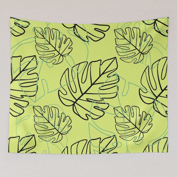 Item preview, Green Tropical Leaf Pattern designed and sold by P9Designs.