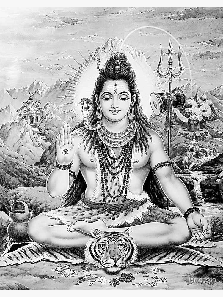 Lord Shiva #1 Drawing by Padhmashree Sathyanarayananan - Fine Art America