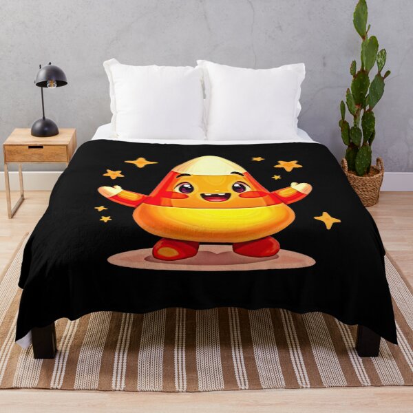 Item preview, Playful Candy Corn Character with Sparkles designed and sold by artwaves.