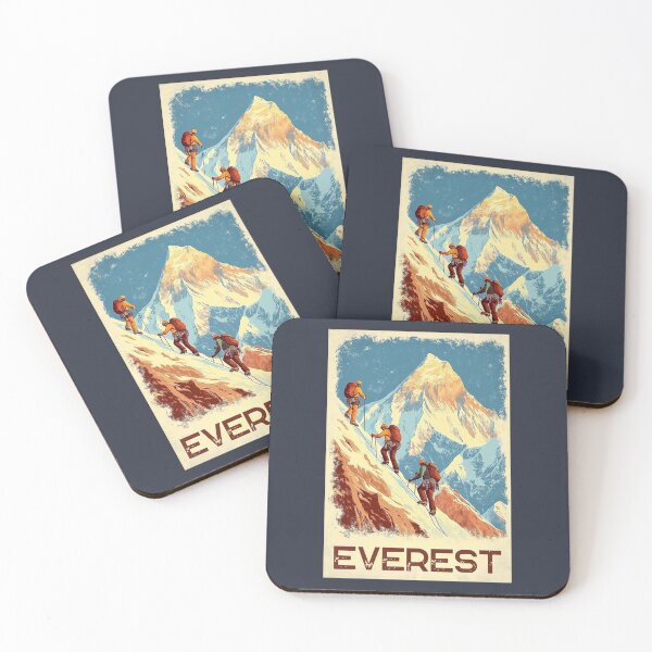 Item preview, A Vintage Travel Illustration of Everest designed and sold by GoodOldVintage.