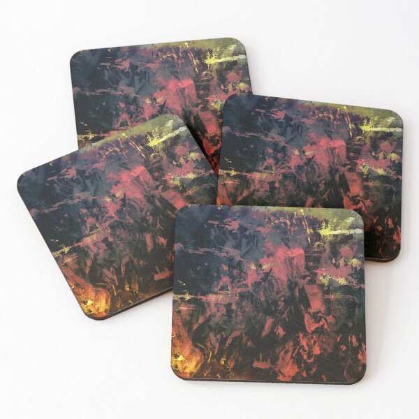 Item preview, Abstract landscape painting  designed and sold by NickDedidis.