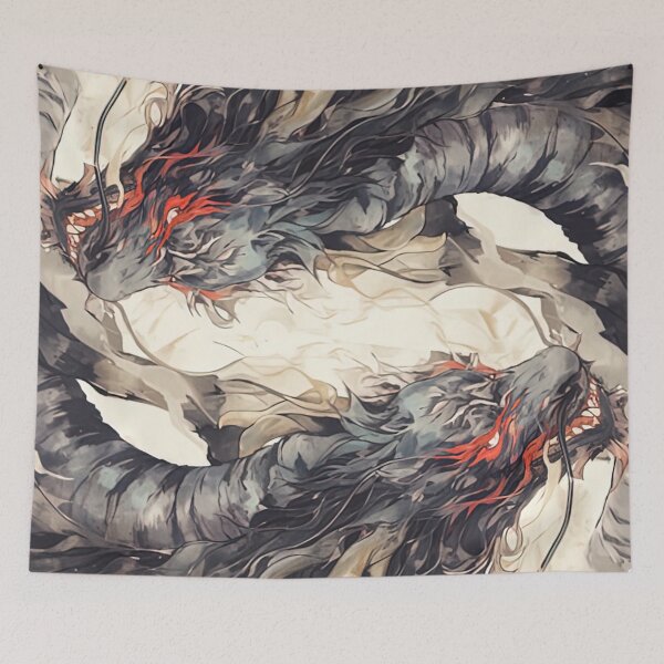 Item preview, Two Black Dragons designed and sold by CalyCollab.