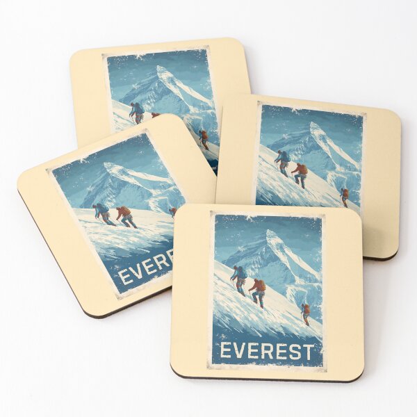 Item preview, A Vintage Travel Illustration of Everest designed and sold by GoodOldVintage.