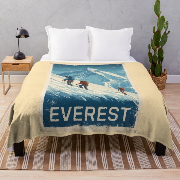 Item preview, A Vintage Travel Illustration of Everest designed and sold by GoodOldVintage.