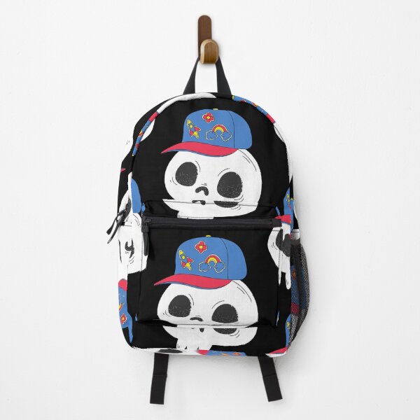 Item preview, Lov Verman - Blue Hat On Skeleton Skull designed and sold by Lov Verman.