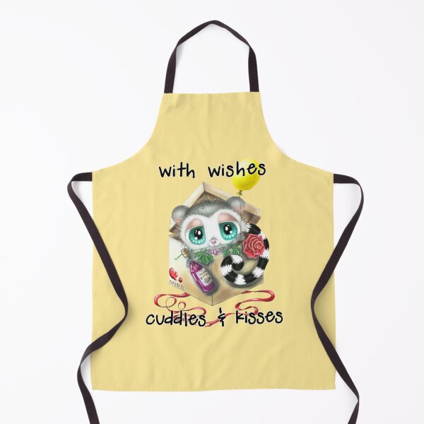 Item preview, with wishes cuddles & kisses - lemur in a party box designed and sold by Plakartis.