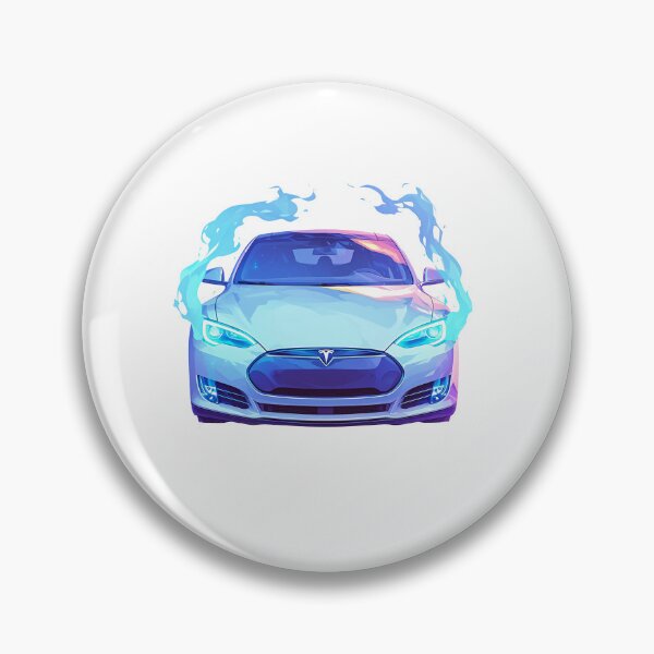 Item preview, White Scary Tesla designed and sold by kahida.