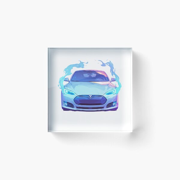 Item preview, White Scary Tesla designed and sold by kahida.