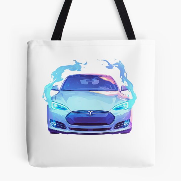 Item preview, White Scary Tesla designed and sold by kahida.