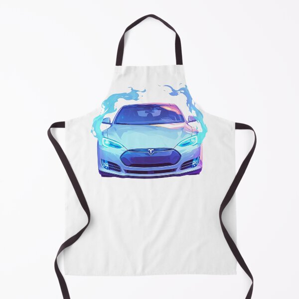 Item preview, White Scary Tesla designed and sold by kahida.