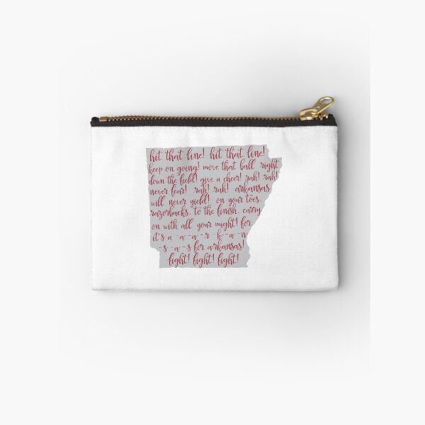 Item preview, Arkansas Fight Song - Red on Gray designed and sold by Spike The Punch Design Co..