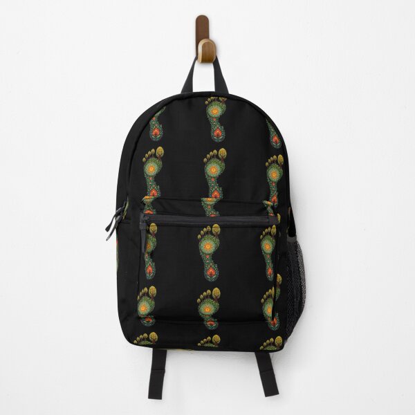 Item preview, Stylized Carbon Footprint with Nature Symbols designed and sold by artwaves.
