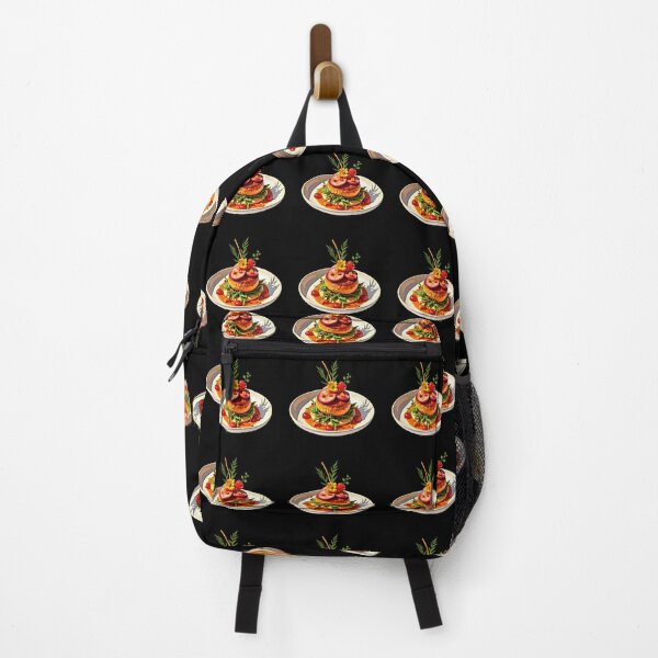 Item preview, Intricate Gourmet Dish with Floral Garnish designed and sold by artwaves.