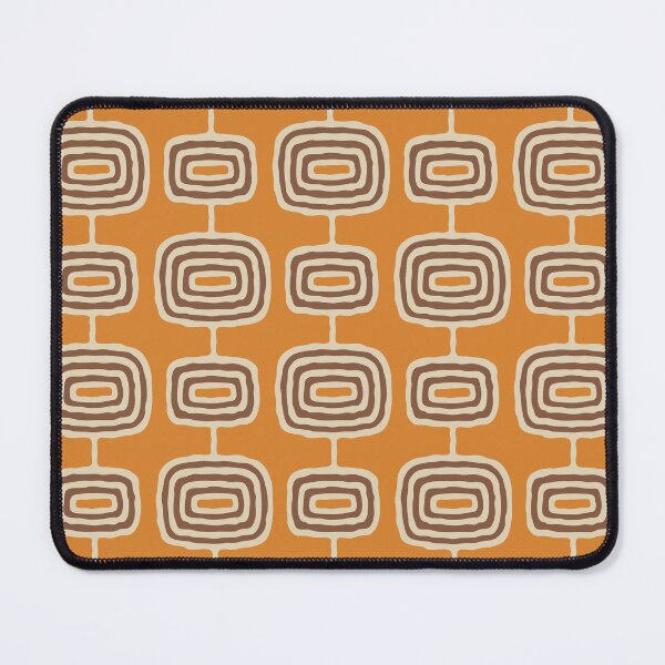 Item preview, Mid Mod Atomic Rings Abstract Pattern Autumn Colors designed and sold by tonymagnerart.