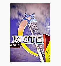 Star Motel Photographic Print