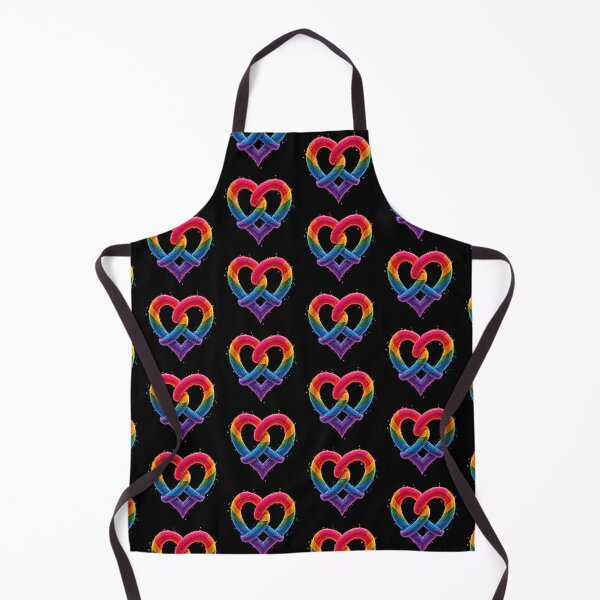 Item preview, Heart-shaped rainbow intertwined ropes designed and sold by artwaves.