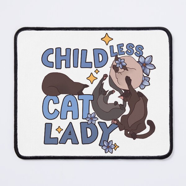 Item preview, Childless Cat Lady | Support Kamala Harris designed and sold by keyvei.