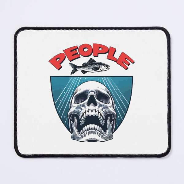 Item preview, People - enemy - fish - skull designed and sold by portokalis.