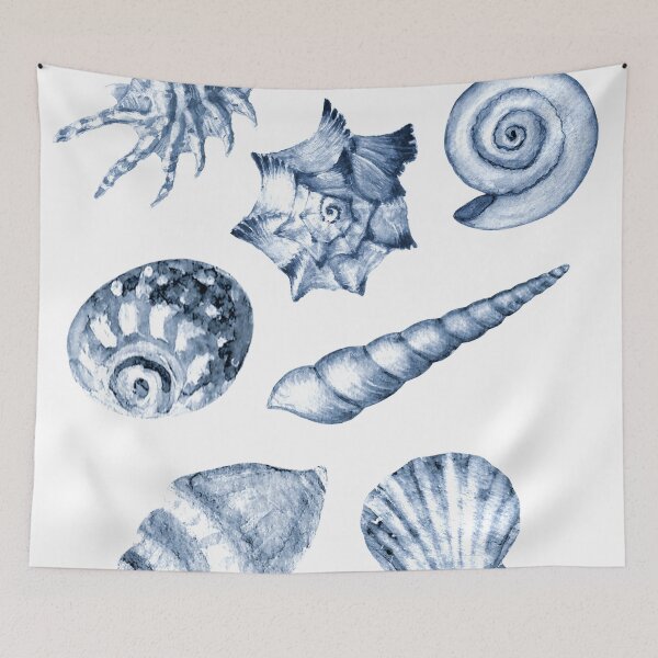 Item preview, Seashells Print designed and sold by Croclair.