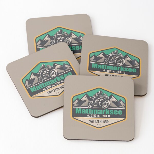 Item preview, Mattmarksee Switzerland Motorcycling Mountain Design designed and sold by CynthiaGraphics.