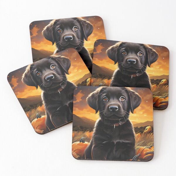Item preview, Labrador puppy in pumpkin field designed and sold by Mianku | Für das Leben.