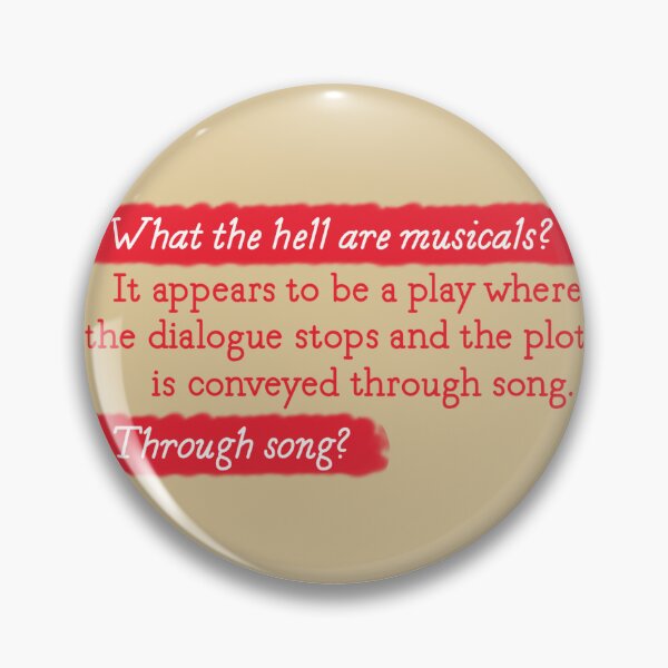 Item preview, What the hell are musicals? designed and sold by Avarie ✨.