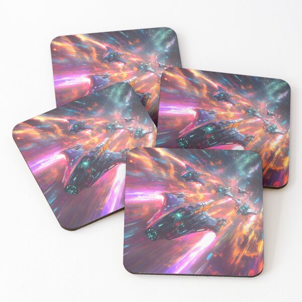 Item preview, Electric Void: Cybergoth Fleet in Overdrive designed and sold by AI-Only Creations.