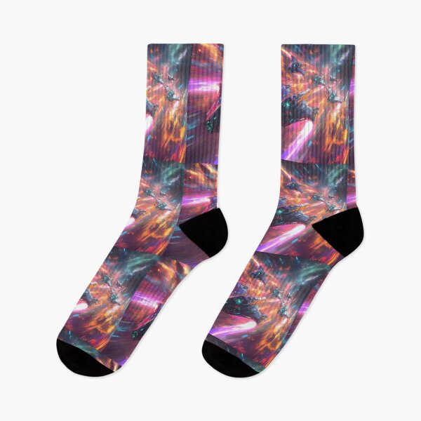 Item preview, Electric Void: Cybergoth Fleet in Overdrive designed and sold by AI-Only Creations.
