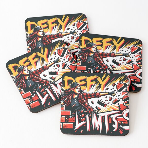 Item preview, Defy Limits - Empowered Woman Breaking Barriers designed and sold by Sugar--Plum.