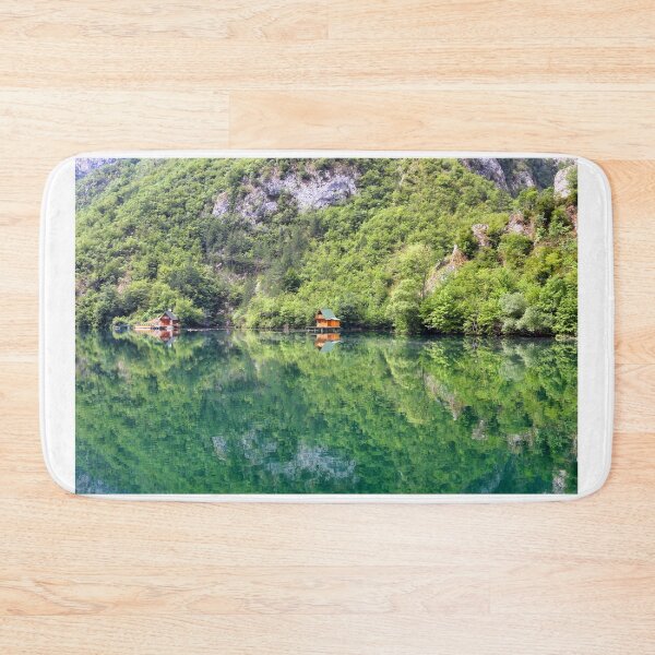 Item preview, Wooden houses on Drina river,landscape  designed and sold by goceris.