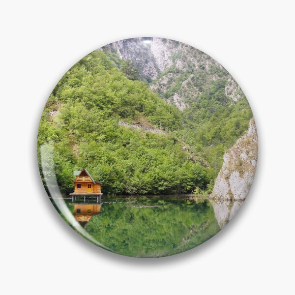 Item preview, Wooden house on Drina river,landscape  designed and sold by goceris.