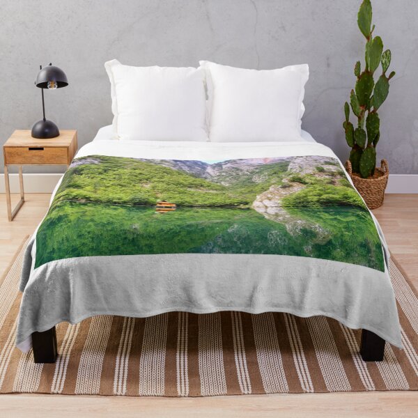 Item preview, Wooden house on Drina river,landscape designed and sold by goceris.