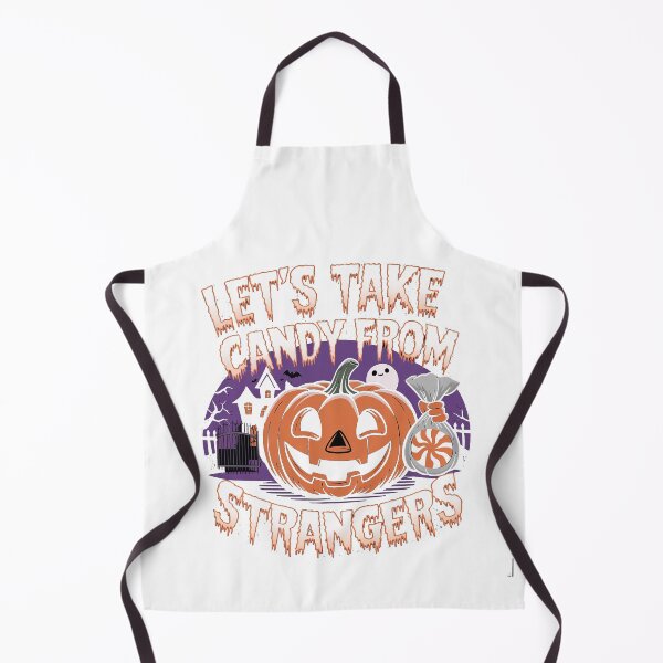 Item preview, Let's take candy from stangers, Funny Halloween Ghosts designed and sold by RedCircleArt.