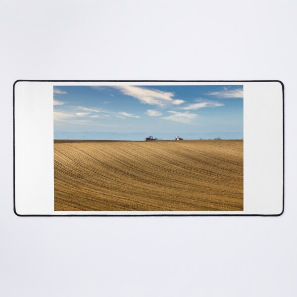 Item preview, Plowed field landscape, autumn season,agriculture designed and sold by goceris.