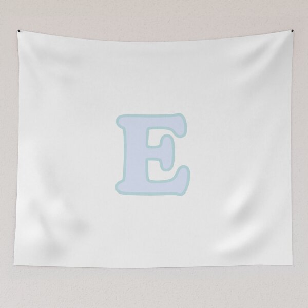 Item preview, Letter E in Light Blue designed and sold by Alli Marie Designs.