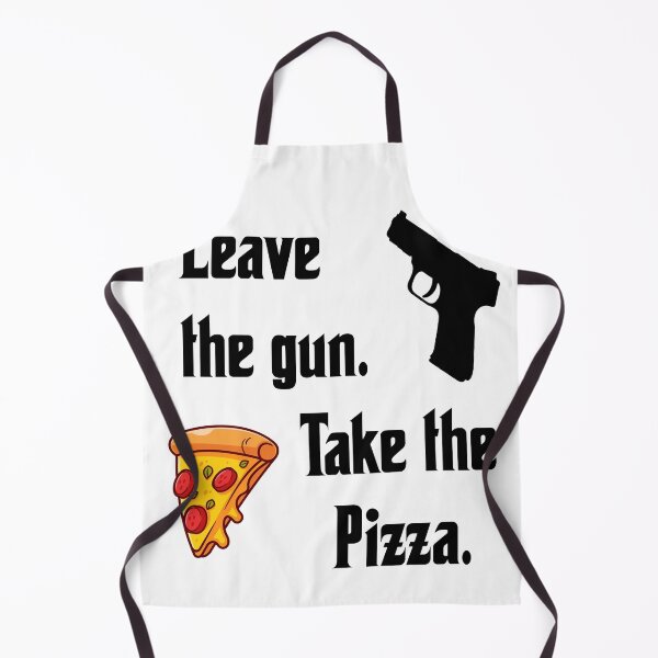 Item preview, Leave the gun, take the pizza, funny godfather parody designed and sold by Merchattack.