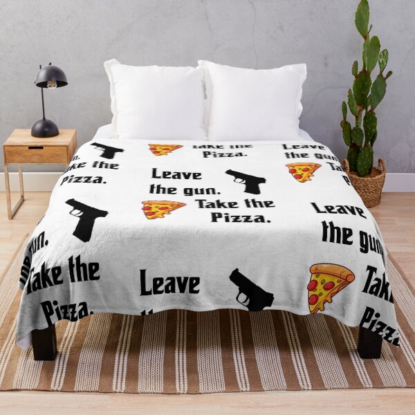 Item preview, Leave the gun, take the pizza, funny godfather parody designed and sold by Merchattack.